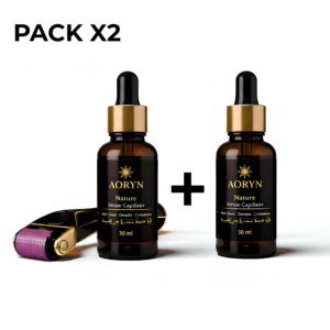 Pack Sérum Capillaire AORYN 2 × 30 ml + Dermaroller